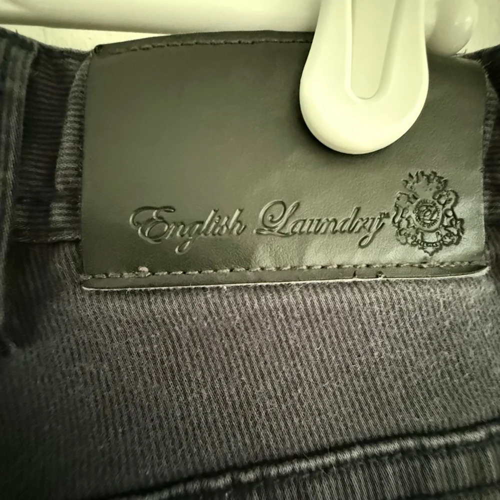 English Laundry Men’s 5-Pocket Corduroy Pants - Black - 38x34 - Straight Leg